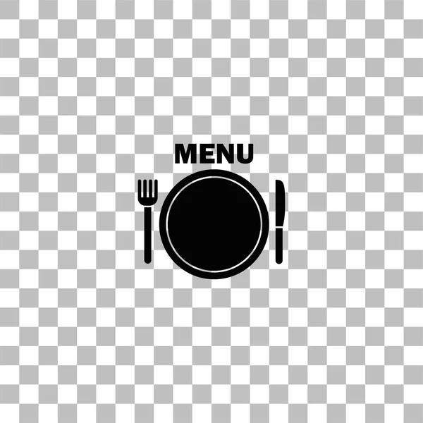 Klik op het menupictogram plat — Stockvector