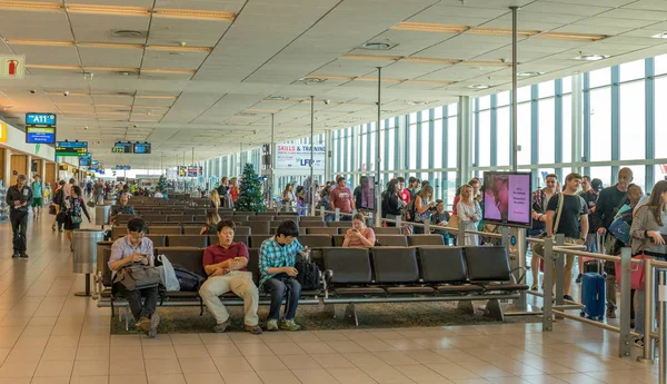 Cidade Cabo África Sul Novembro 2018 Passageiros Não Identificados Fazem — Fotografia de Stock