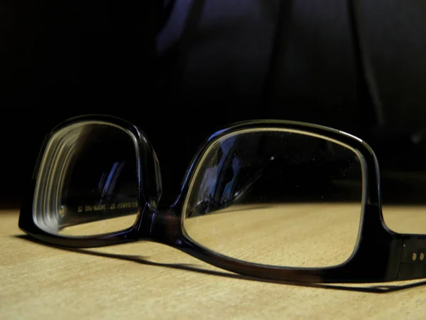 Óculos Elegantes Para Correção Visão Para Pessoas Míopes — Fotografia de Stock