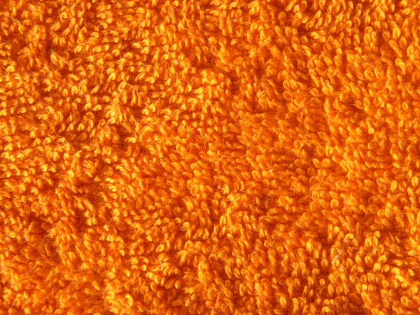 橙色地毯 毛皮柔软 摸起来很奢华 带有复制空间的墙纸 背景或质地 — 图库照片