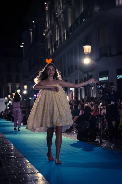 Mlaga Espanha Setembro 2018 Fashion Show Larios Mlaga Fashion Week — Fotografia de Stock