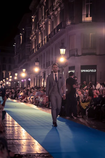 Mlaga Hiszpania Września 2018 Fashion Show Larios Mlaga Fashion Week — Zdjęcie stockowe
