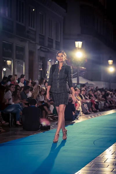 Mlaga Espanha Setembro 2018 Fashion Show Larios Mlaga Fashion Week — Fotografia de Stock