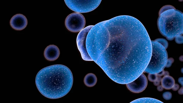 Клітини Атакують Ілюстрацію Ракових Клітин — стокове фото