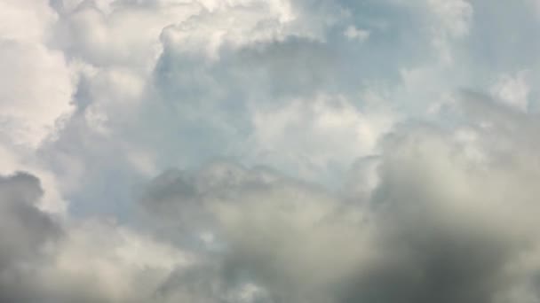 Donder wolken koken, hoog kwalitatieve time-lapse, geen flikkering. — Stockvideo