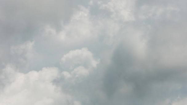 Ποιοτική ώρα λήξη thunderclouds, κανένα τρεμούλιασμα, καμία πουλιά. — Αρχείο Βίντεο