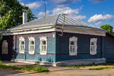 Borovsk, Rusya'nın hostory şehrin sokaklarında görünümünü