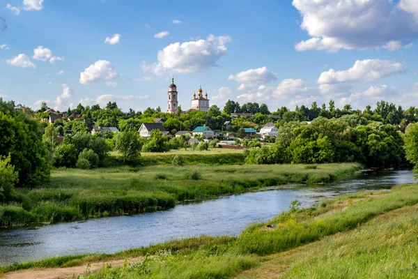 Borovsk, Rusya'nın şehrin panoramik görünüm