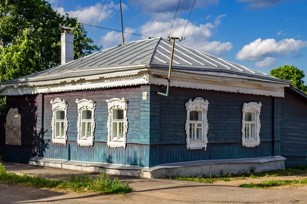 Borovsk Rusya Nın Hostory Şehrin Sokaklarında Görünümünü — Stok fotoğraf