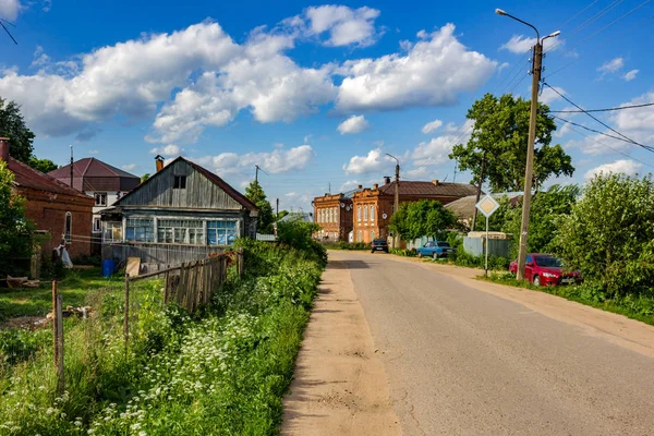 Borovsk Rusya Nın Hostory Şehrin Sokaklarında Görünümünü — Stok fotoğraf