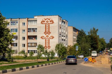 Balabanovo, Russia - August 2018: View of the urban development of the city of Balabanovo clipart