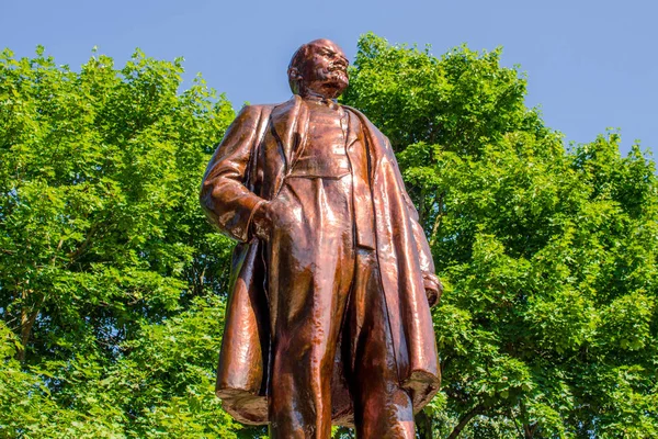 Balabanovo Rusland Augustus 2018 Gerenoveerde Monument Van Vladimir Lenin Stad — Stockfoto