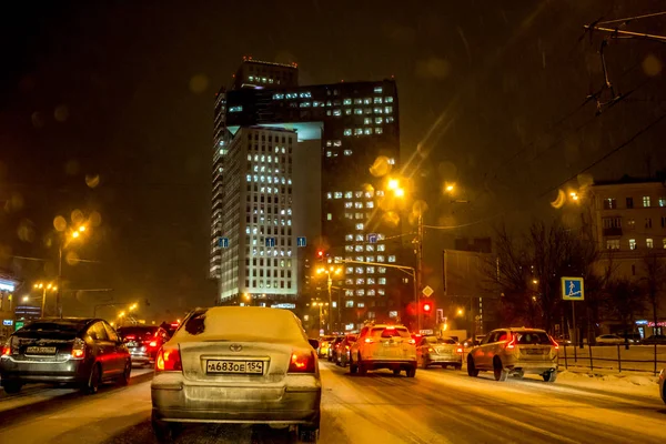 Moskau Russland Dezember 2017 Blick Auf Das Goldene Tor Business — Stockfoto