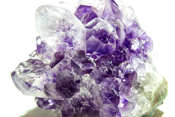 Ametist Closeup Kristalleri — Stok fotoğraf