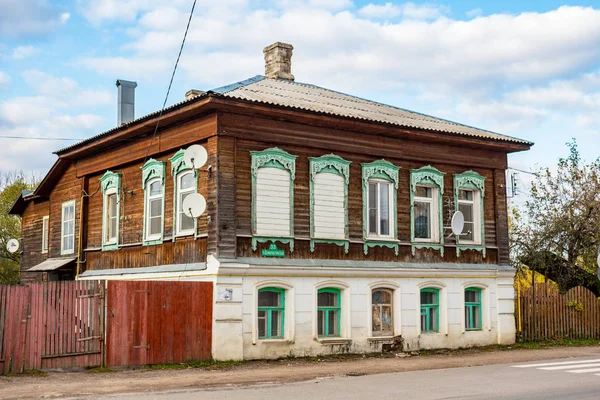 Borovsk Russie Octobre 2017 Bâtiment Résidentiel Historique Dans Ville Borovsk — Photo