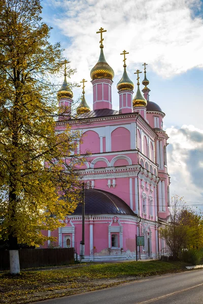 Borovsk Rusia Octubre 2017 Iglesia Boris Gleb Borovsk —  Fotos de Stock