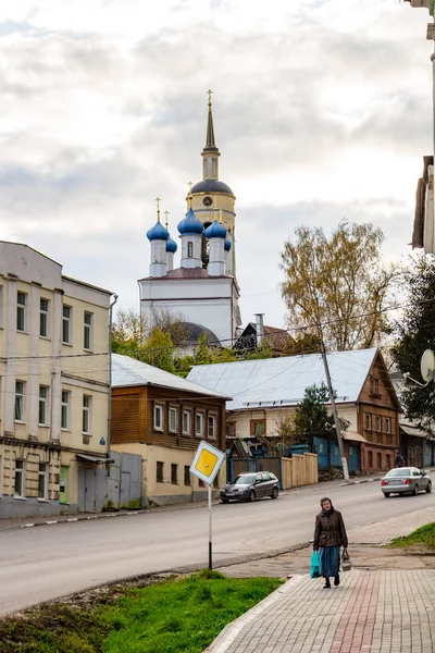 Borovsk Russie Octobre 2017 Rue Kommunisticheskaya Dans Ville Borovsk — Photo