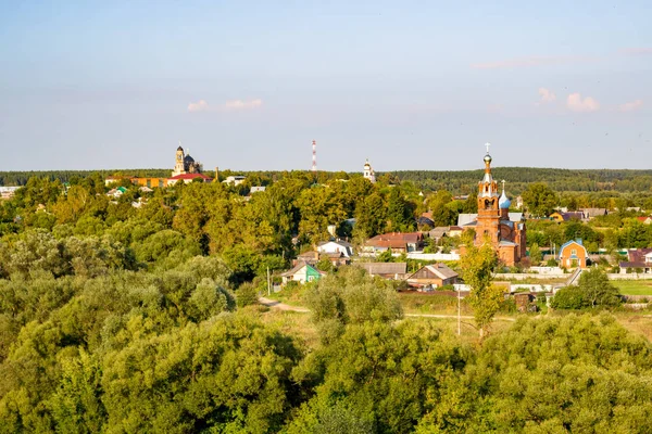 Panoramautsikt Över Den Gamla Staden Borovsk Ryssland — Stockfoto