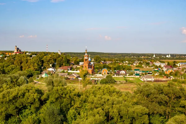 Pemandangan Panorama Dari Kota Tua Borovsk Rusia — Stok Foto