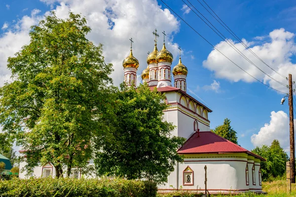 Antigua Iglesia Resurrección Cristo 1674 Pueblo Trubino Región Kaluzhskiy Distrito — Foto de Stock