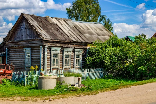 Novaya Sloboda Russie Août 2018 Vue Des Maisons Village Dans — Photo