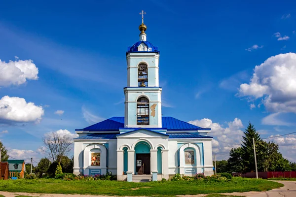 Ivanovskoe Rusya Ağustos 2018 Yüzyılda Kutsal Bakire Meryem Ivanovskoe Köy — Stok fotoğraf