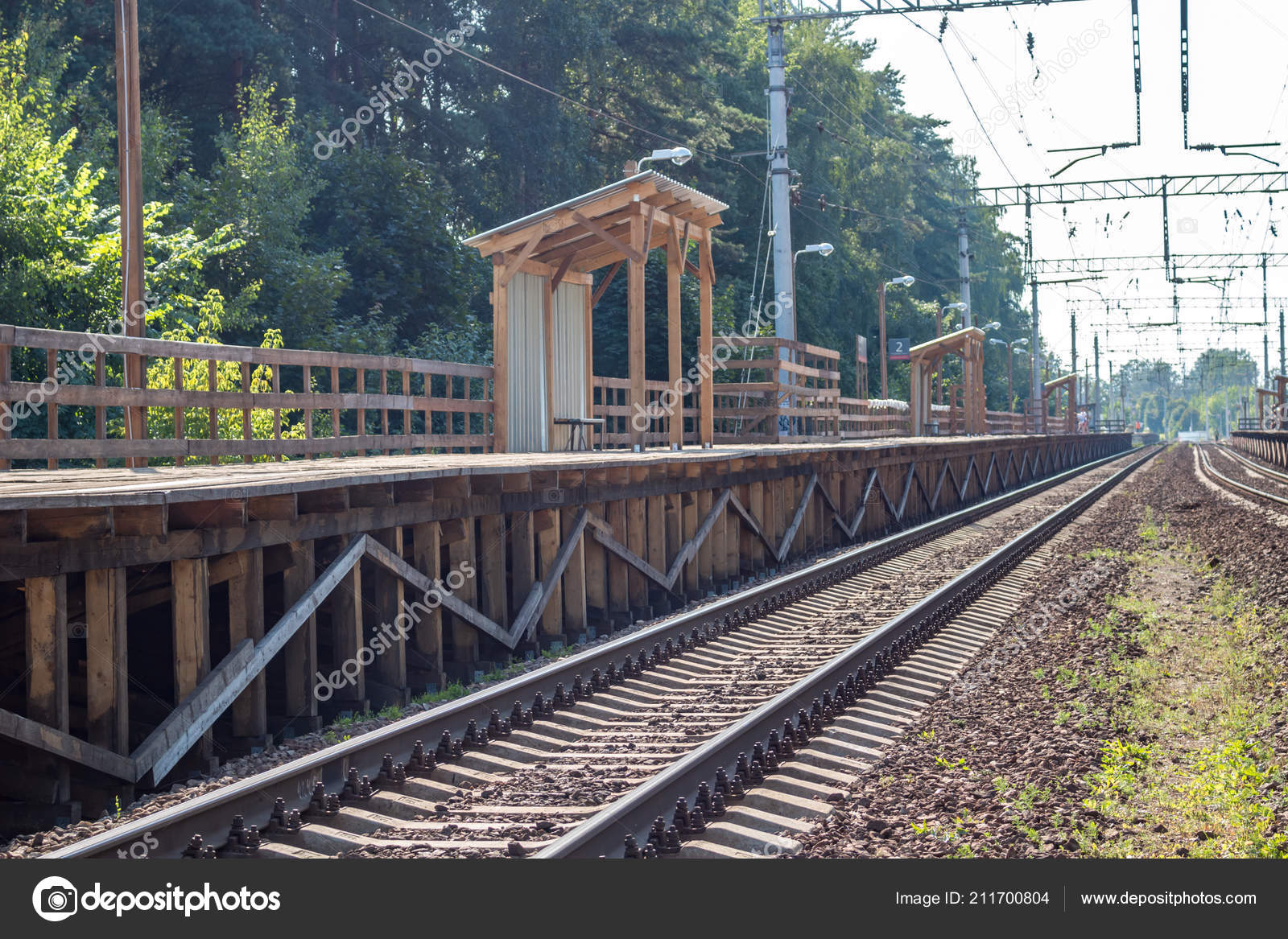 wood train station
