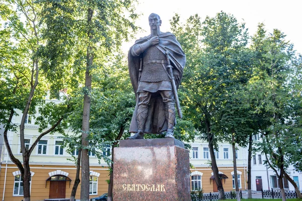 Serpuhov Russland August 2017 Denkmal Für Fürst Svyatoslav Serpukhov — Stockfoto