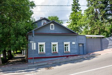 Kaluga, Rusya - Ağustos 2017: Kaluga K.E Tsiolkovsky Evi Müzesi