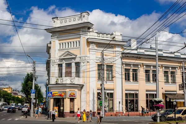 卡卢加 2017年8月 商人的房子附注 Rakov 在卡卢加 — 图库照片
