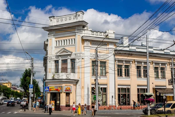 Kaluga Rusya Ağustos 2017 Tüccar Kaluga Rakov Evi — Stok fotoğraf