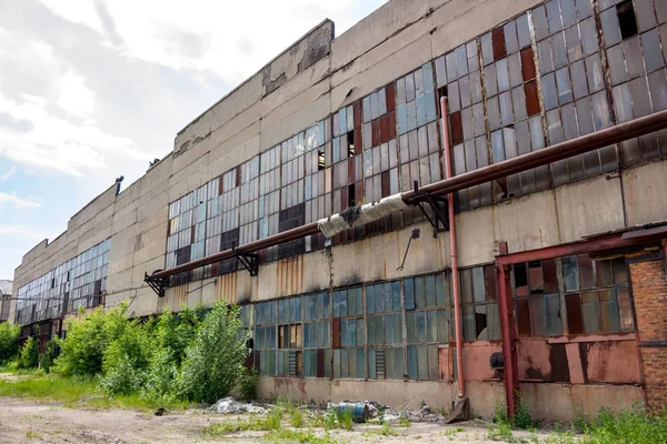 Uzlovaya Russia Giugno 2015 Vecchia Fabbrica Abbandonata Fuori Dallo Stabilimento — Foto Stock