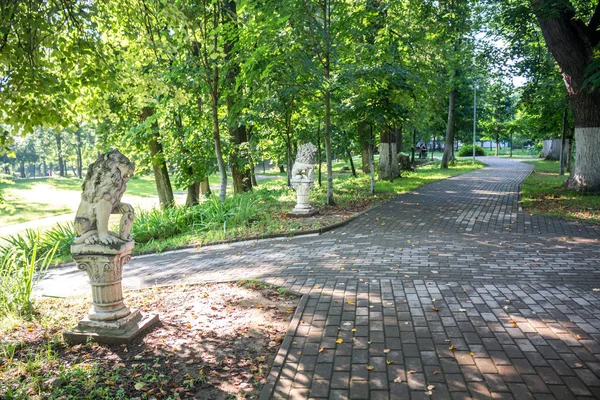 Alter Park Manor Belkino Sommertag Obninsk Russland — Stockfoto