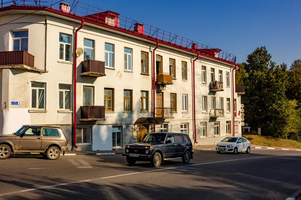 Borovsk Rusia Septiembre 2018 Viejas Calles Borovsk Región Kaluzhskiy — Foto de Stock