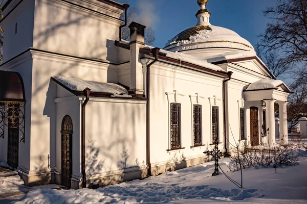 Gereja Malaikat Agung Mikhael Dari Abad Desa Kutepovo Distrik Zhukovskiy — Stok Foto