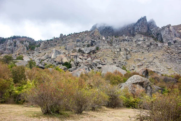 Montanha Demerdzhi Crimeia Caos Pedra — Fotografia de Stock