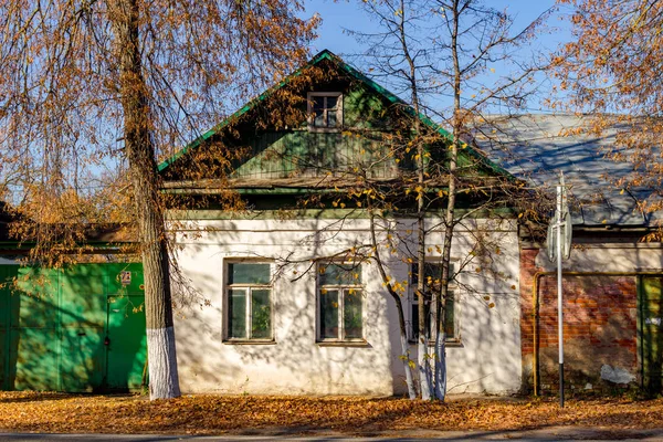 Borovsk Russia October 2018 Wooden House Traditional Architecture City Borovsk — Stock Photo, Image