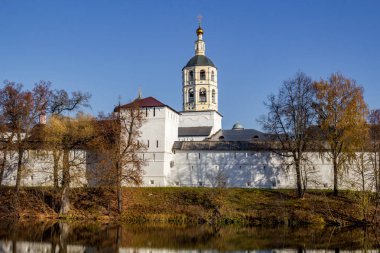 Antik Pafnutevo-Borovsky Manastırı Borovsk, Rusya Federasyonu - Ekim 2018