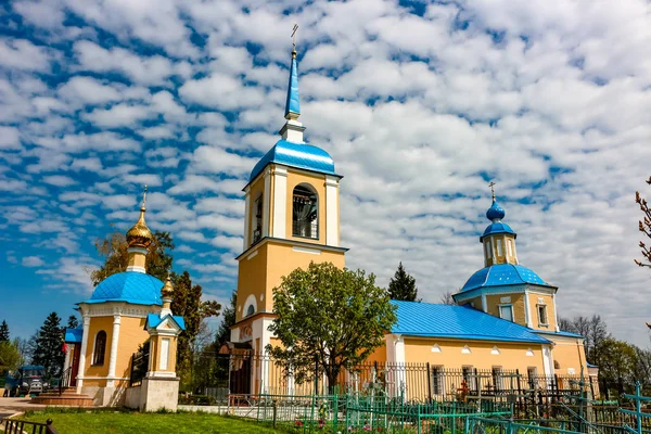 Karizha Rusia Mayo 2016 Territorio Iglesia Protección Santísima Virgen Pueblo — Foto de Stock