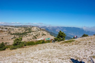 Kırım Güney sahil. Ai-Petri dağ, Crimea üst kısmında
