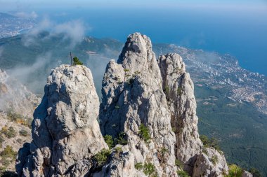 The south coast of Crimea. Battlements of Mount Ai-Petri, Crimea clipart