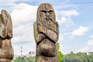 Kaluga, Rusya - Ağustos 2017: Doğa anıtı 