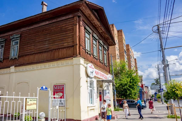 Kaluga Rusia Agosto 2017 Museo Artesanía Kaluga Casa Del Comerciante — Foto de Stock