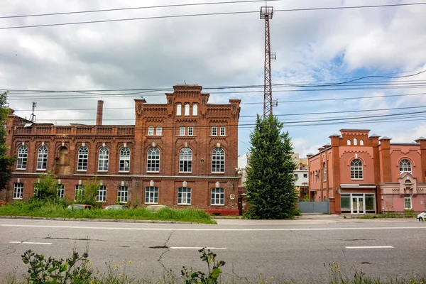 Kaługa Rosja Sierpnia 2017 Ulice Miasta Lenina Street Kałudze Gorzelnia — Zdjęcie stockowe