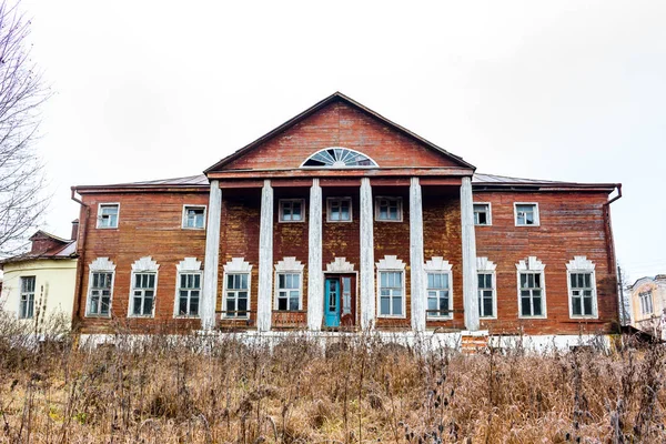 Abandonado Kudryavtsev Estate Aldeia Panskoe Século Xix Distrito Maloyaroslavetsky Região — Fotografia de Stock