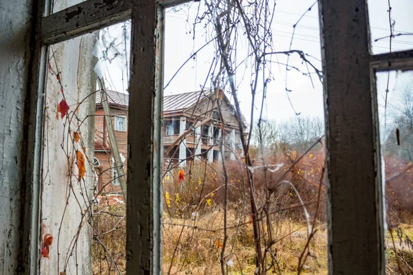 Verlassenes Kudrjawzew Anwesen Dorf Panskoje Jahrhundert Bezirk Malojaroslawskij Kaluschskij Gebiet — Stockfoto