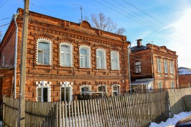 Borovsk, Rusya - Kasım 2016: Street Borovsk 