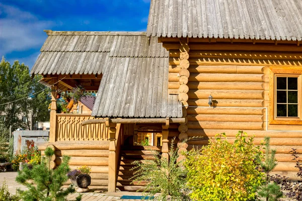 Trä Ortodoxa Kyrkan Obninsk Ryssland — Stockfoto