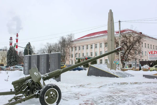 Balabanovo Rusland Januari 2017 Memorial Van Grote Patriottische Oorlog Stad — Stockfoto