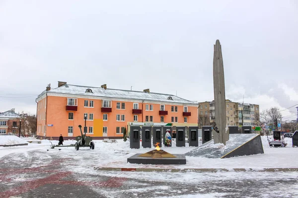Balabanovo Russia January 2017 Memorial Great Patriotic War City Balabanovo — Stock Photo, Image